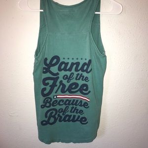 Sea foam green tank